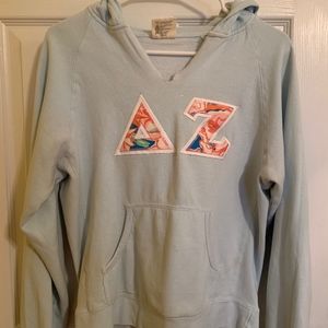 Delta Zeta letters hoodie